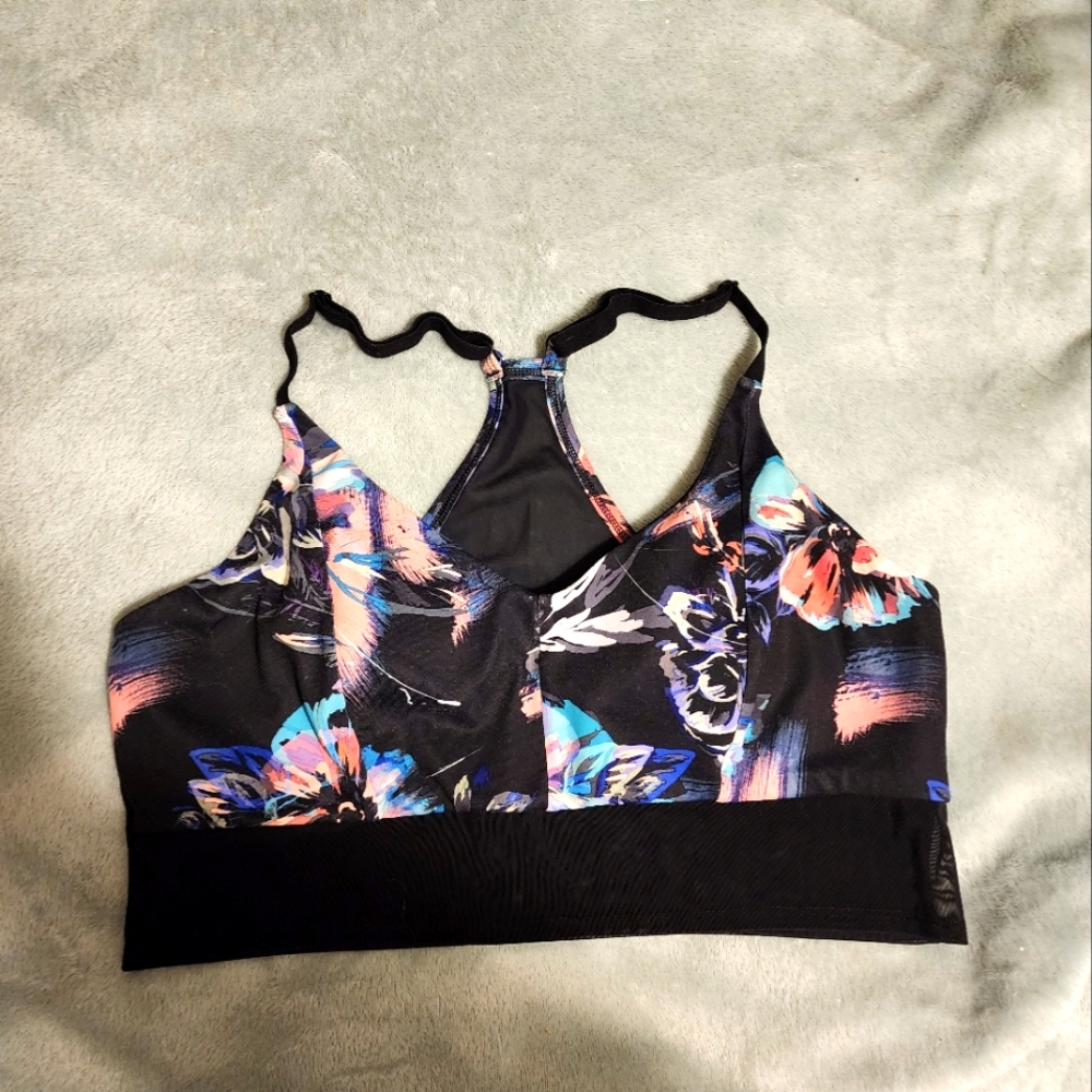 FABLETICS Sports Bra with Strappy Racerback Back